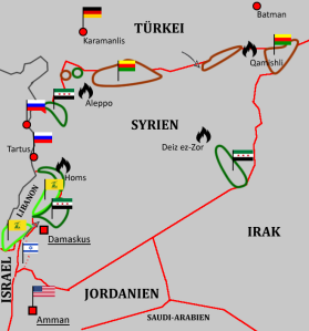 Syrien - Karte des Heartlandblogs